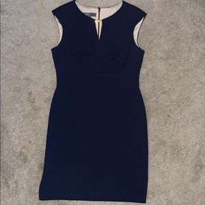 Donna Ricco navy blue sheath dress (size 10)